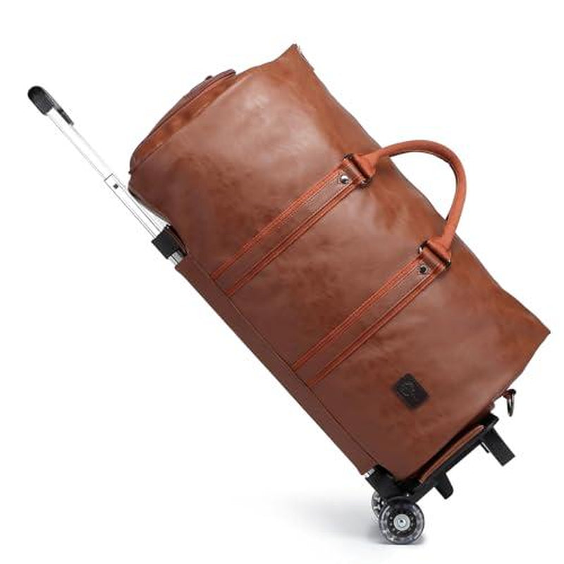 SEYFOCNIA Dealsforyoudays Rolling Garment Bags for Travel Convertible Duffle with Wheels Roller Bag Carry on Luggage Weekender Design