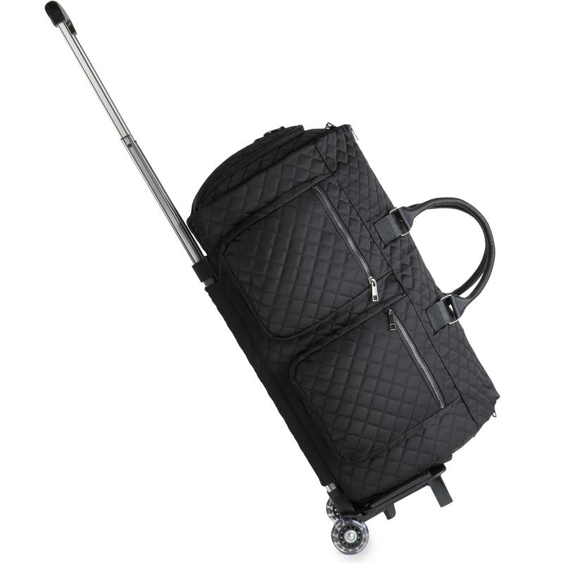 SEYFOCNIA Dealsforyoudays Rolling Garment Bags for Travel Convertible Duffle with Wheels Roller Bag Carry on Luggage Weekender Design